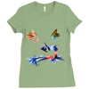 merry christmas! Ladies Fitted T-Shirt