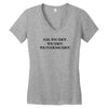 Fle, You Idiot Women's V-Neck T-Shirt