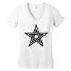 pentagram 2 Women's V-Neck T-Shirt