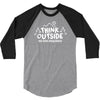 Think Outside No Box Required 3/4 Sleeve Shirt