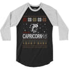 santa capricorn christmas ugly t shirts 3/4 Sleeve Shirt