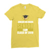 i'm a senior Ladies Fitted T-Shirt