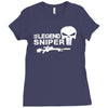 american sniper punisher Ladies Fitted T-Shirt