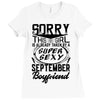 This Girl Is Taken By A Super Sexy September Boyfriend Ladies Fitted T-Shirt