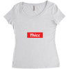 Thicc Hypebeast Women's Triblend Scoop T-shirt