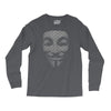 v for vendetta mask guy fawkes cool girls womens cotton t shirt dw01 Long Sleeve Shirts