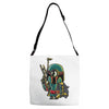 minion boba fett Adjustable Strap Totes