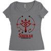 Zelda Glowing Sheikah Eye Women's Triblend Scoop T-shirt