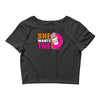 She Wants The D - Dunkin Donuts Crop Top