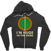 i'm huge (in the shire) Zipper Hoodie