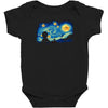 super starry night Baby Bodysuit