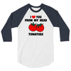 from my head tomatoes 3/4 Sleeve Shirt