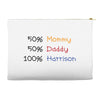 mommy daddy harrison baby name Accessory Pouches