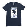 keep left shark Ladies Fitted T-Shirt