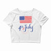 july 4th Crop Top