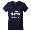 hauling a Women's V-Neck T-Shirt