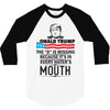 Donald trump The D Is Missing 3/4 Sleeve Shirt
