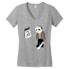 Friday The 12Th Funny Horror Movie Women's V-Neck T-Shirt