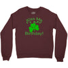 kiss me i't my birthday pi Crewneck Sweatshirt