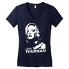 uma thurman Women's V-Neck T-Shirt