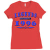 legends are born in 1996 hoodie 9 Ladies Fitted T-Shirt