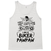 You Cant Scare Me I am Biker Pawpaw Tank Top