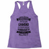 Super Cool Grandad Of A Freaking Awesome Granddaughter Racerback Tank