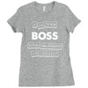 argument invalid boss Ladies Fitted T-Shirt