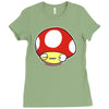 twitchy mushroom! Ladies Fitted T-Shirt