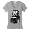 rocket cats Women's V-Neck T-Shirt
