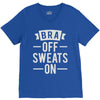 bra off sweats on V-Neck Tee