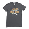 talk dirt to me Ladies Fitted T-Shirt