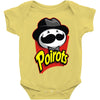 little grey chips Baby Onesie