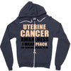 Uterine Cancer Awareness I Wear Peach For Some Special To Me Zipper Hoodie