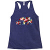 mama bear baby bear floral Racerback Tank