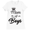 mom of boys Ladies Fitted T-Shirt