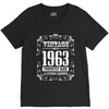 vintage made in 1963 perfectly aged a living legend V-Neck Tee