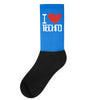 i love techno Socks