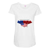 america flag Maternity Scoop Neck T-shirt