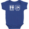 drifting   problem solved mens funny Baby Bodysuit