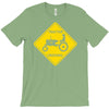 tractor crossing farmer's road warning sign T-Shirt
