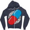 akira pill 2 Zipper Hoodie