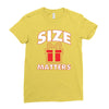 size matters Ladies Fitted T-Shirt
