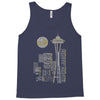 seattle skyline Tank Top