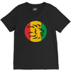 rasta lion head reggae dub step music dance V-Neck Tee