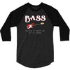bass   out of treble 3/4 Sleeve Shirt