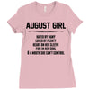 August Girl Hated By Many Ladies Fitted T-Shirt