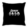 avengers team logo Throw Pillow