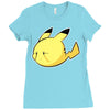 pikachu et boo Ladies Fitted T-Shirt