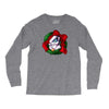 christmas wreath bluebie bust by bluekazenate Long Sleeve Shirts
